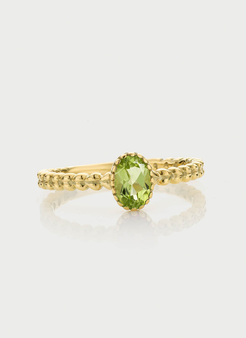 Sterling Silver Natural Peridot Cluster Promise Ring Green Gemstone Je –  FGEM RING